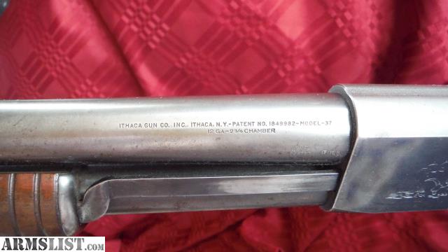 ithaca double barrel shotguns serial number